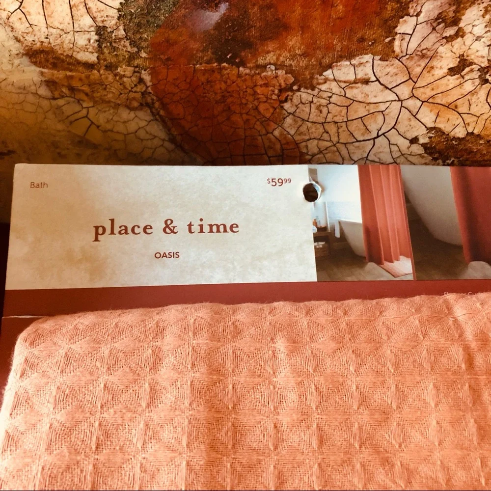 Place & Time Shower Curtain